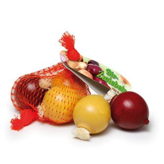 Warzywa do zabawy w kuchni drewniane cebule Erzi