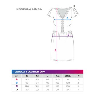 EWA 974420 LINDA Koszula ciążowa rozpinana czarna L