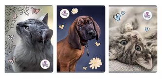 Zeszyt A4/60k Kratka The Sweet Pets