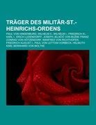 Träger des Militär-St.-Heinrichs-Ordens