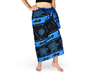 Sarong - Pareo REN, Aztec, modrý
