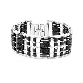 Náramek ČERNÝ - chirurgická ocel