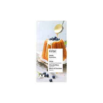 Čokoláda bílá na vaření 150 g BIO   VIVANI