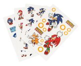 Set nálepek na elektroniku Sonic|Ježek Sonic: Ikony (set 17 x 23,5 cm)