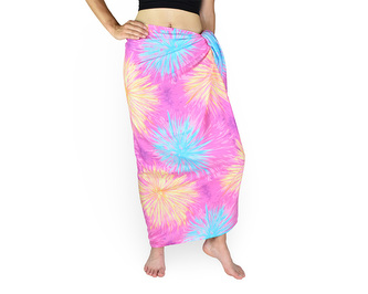 Sarong - Pareo REN, ohňostroj, pastelově fialový, II. jakost