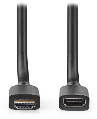NEDIS prodlužovací Ultra High Speed HDMI 2.1 kabel s ethernetem/ 8K@60Hz/ zlacené konektory HDMI-HDMI/ černý/ BOX/ 2m