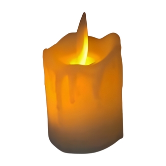 Krémová LED svíčka 6,2 cm