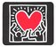 Podložka pod myš Keith Haring: Láska (23,5 x 19,8 x 0,4 cm)