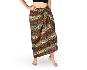 Sarong - Pareo REN, mraky, zelená, II. jakost