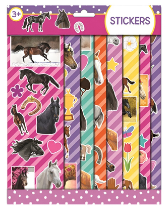 Sada samolepek koně 8 listů