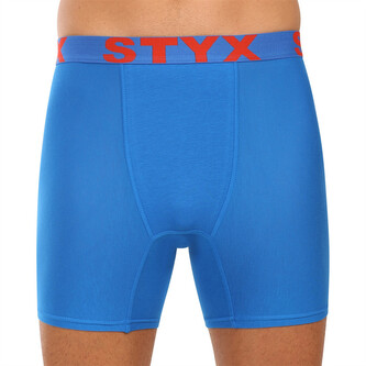 Pánské boxerky Styx long sportovní guma modré (UN1167) XXL