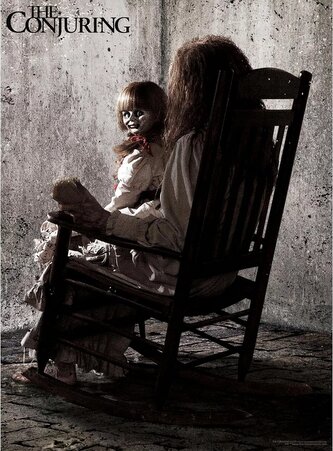 AQUARIUS Puzzle V zajetí démonů: Annabelle v křesle 500 dílků