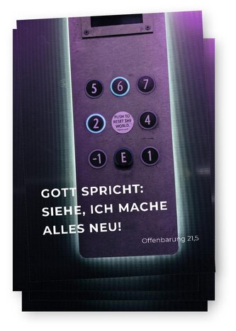 Postkarte zur Jahreslosung 2026 - 10 Karten im Set