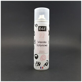 Werniks satynowy spray 250ml, Odif