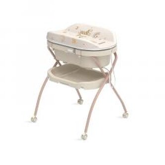 Wanienka ze stelażem i przewijakiem dla dzieci