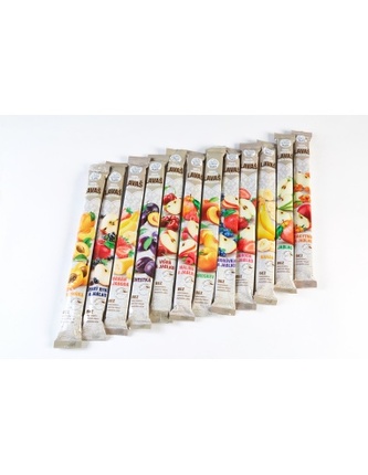 Osvěžující ovocné trubičky (Lavaš) ŠVESTKA bez cukru 140g TML P0022