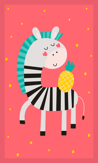 RĘCZNIK KIDS 010 30X50 BAW. DRUK