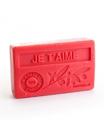 Mýdlo s bio arganovým olejem - Je t´aime (Miluji tě) 100g TML F188