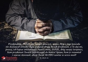 Kartka 25 - Przylgnąłem, PANIE do Twoich...