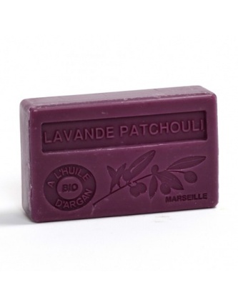 Mýdlo s bio arganovým olejem – Lavande/Patchouli (Levandule/Pačuli) 100g TML F379