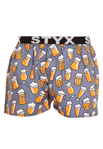 Pánské trenky Styx art sportovní guma pivo (B1357) M