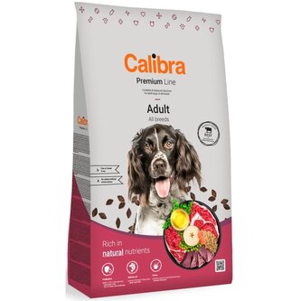Calibra Dog Premium Line Adult Pork 12 kg - expirace do 29.11.2025
