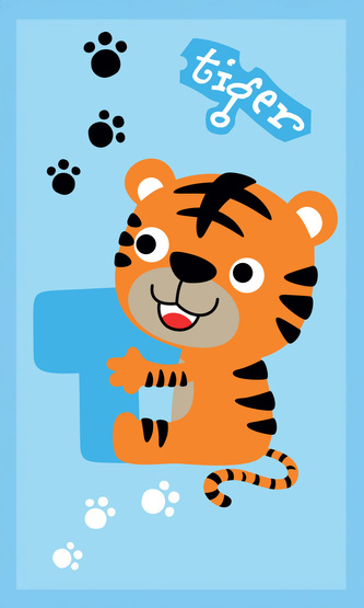 RĘCZNIK KIDS 011 30X50 BAW. DRUK