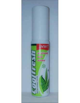Coolfresh ústní sprej na svěží dech "Zelený čaj a máta" 30ml AROMATIKA K1456