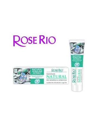 ROSE RIO: Zubní pasta NATURAL s mořskými minerály a spirulinou 65ml TML K542