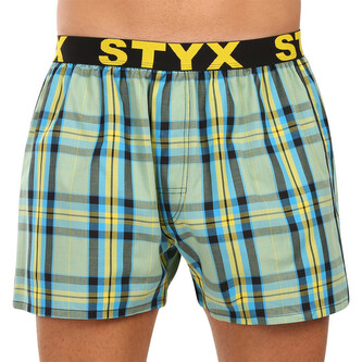 Pánské trenky Styx sportovní guma vícebarevné (B1103) L