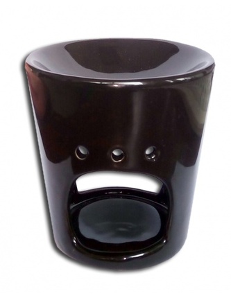 Aromalampa "Kalich šedý" -ČERNÁ BARVA TML R098