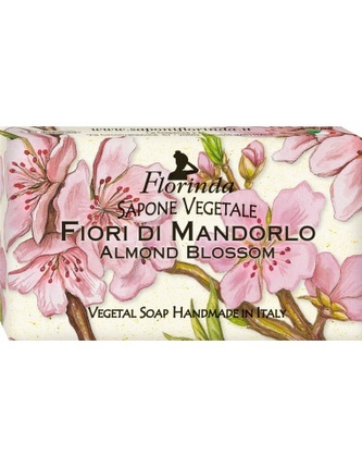 FLORINDA-KVĚTINOVÝ VZDUCH: Rostlinné mýdlo „Mandlový květ“ 100g TML K2150