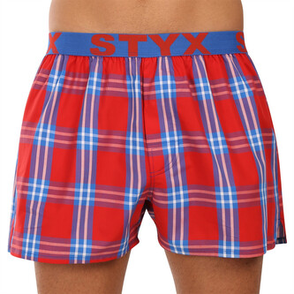 Pánské trenky Styx sportovní guma vícebarevné (B1108) XL