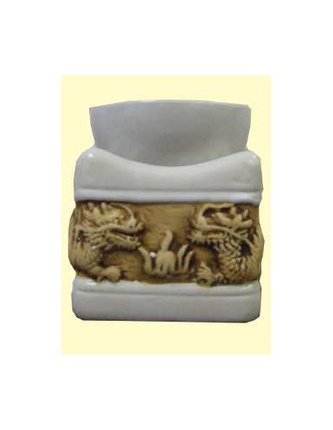 Aromalampa "Basreliéf Drak čtverec bílý" TML R056