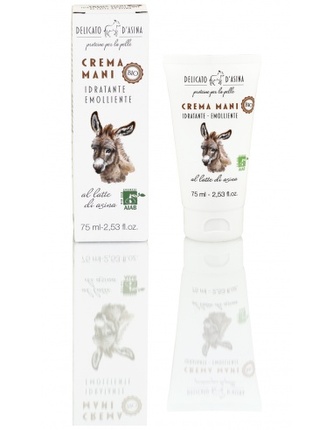DELICATO D´ASINA: BIO krém na ruce s oslím mlékem 75ml TML K1987