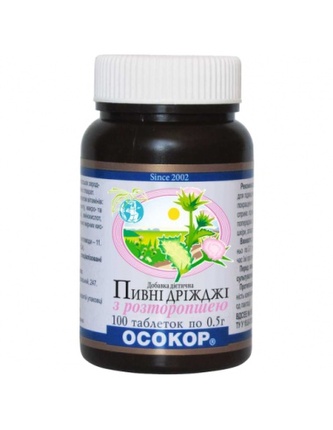 Pivní kvasnice s ostropestřcem „OSOKOR“ 100 tablet TML T067
