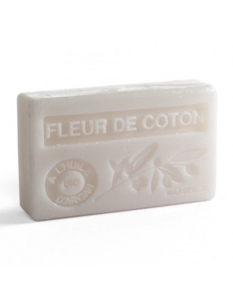Mýdlo s bio arganovým olejem - Fleur de coton (Květy bavlny) 100g TML F235