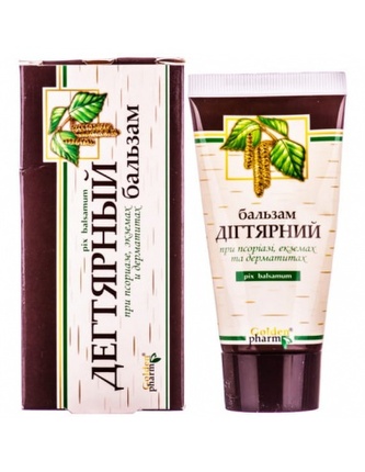 GOLDEN PHARM: Balzám s březovým dehtem 50ml  K2574