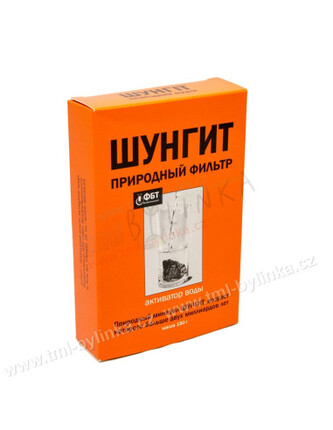 Sada Šungit (oranžová) malá / krabička - aktivátor vody 150g TML G216