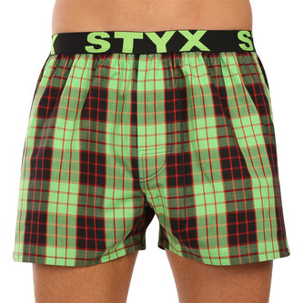 Pánské trenky Styx sportovní guma vícebarevné (B1105) XL