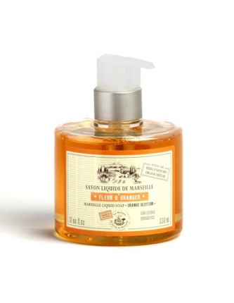 Tekuté mýdlo Marseille s dávkovačem - Fleur d´oranger (pomerančový květ) 330ml TML F290