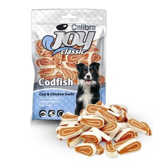 Calibra Joy Dog Classic Cod & Chicken Sushi 80g - expirace do 9.10.2025