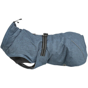 Zateplený zimní kabátek RIOM, tmavá modrá - XXL:80cm, hruď:74-112cm, krk: do 66cm