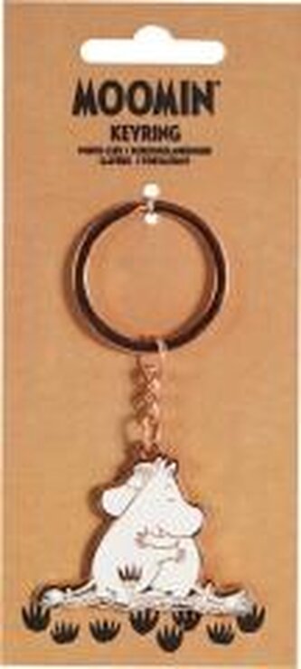 Muminki Brelok metalowy Miłość