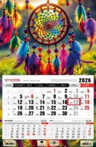 Kalendarz 2026 jednodzielny łapacz snów