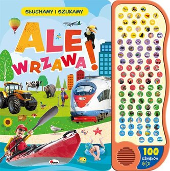 ALE WRZAWA! SŁUCHAMY I SZUKAMY Książeczka dzwiekowa