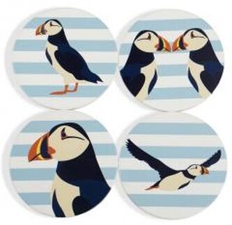 Podkładki pod kubek ceramiczne Maskonury 4szt