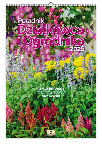 Kalendarz 2026 A3 ścienny poradnik działkowca