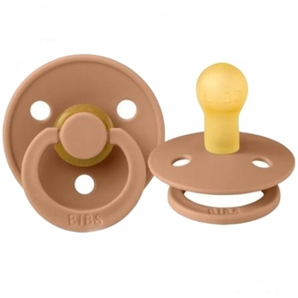 Kaučukový dudlík BIBS, 0-6 m, sv. hnědý