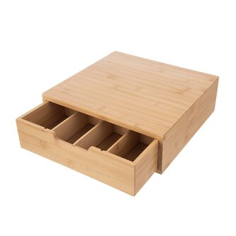 Box-zásobník bambus univerzální 31,5x30x10 cm